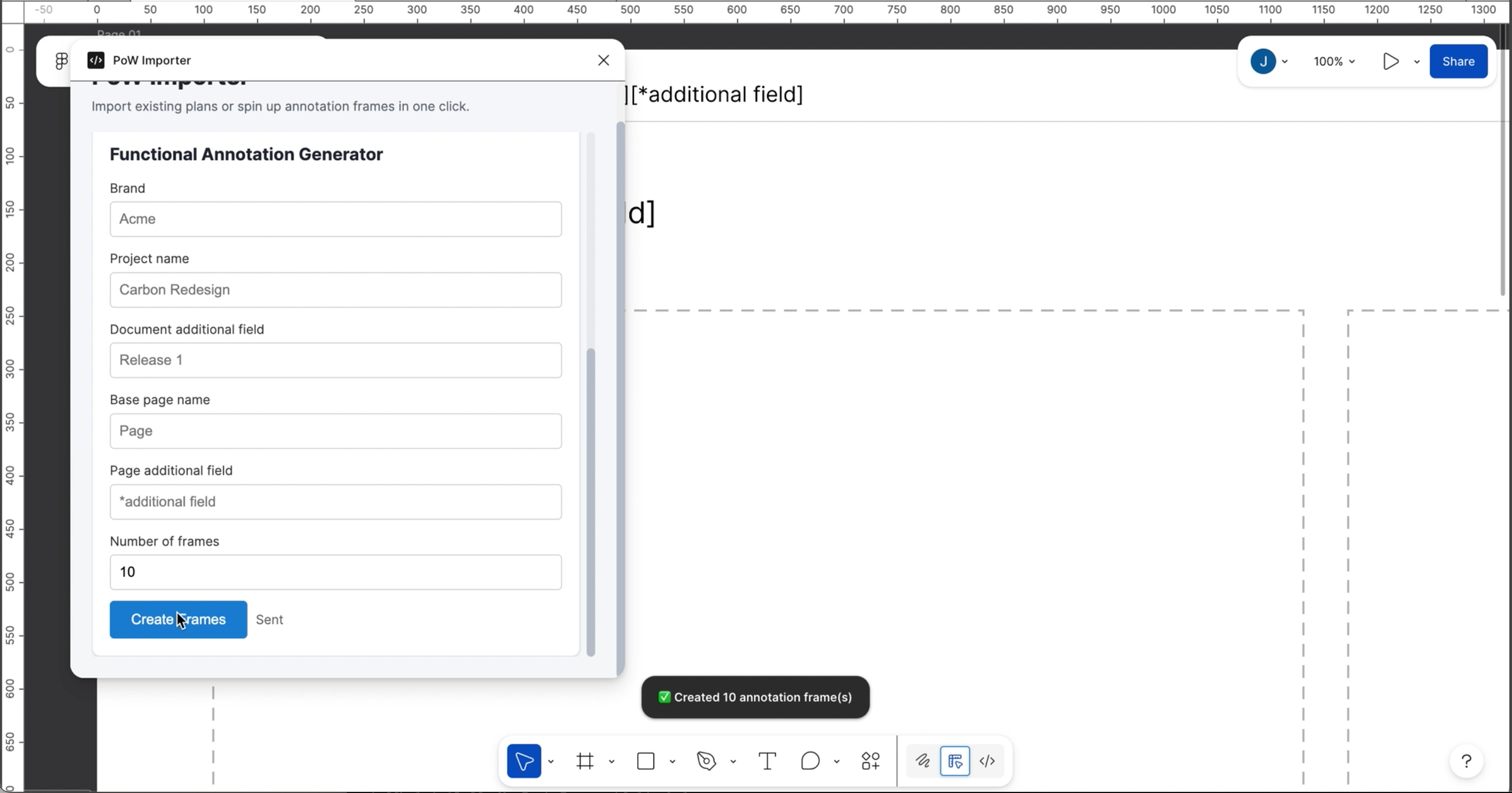 Annotate Figma plugin